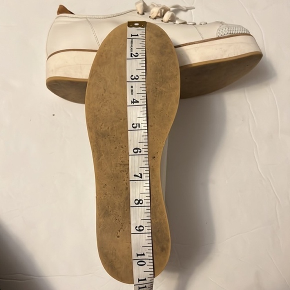 FLAMINGOS Leather Tatum White Platform Sneakers - Picture 13 of 13